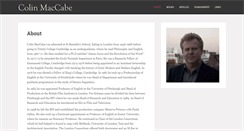 Desktop Screenshot of colinmaccabe.com