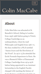 Mobile Screenshot of colinmaccabe.com