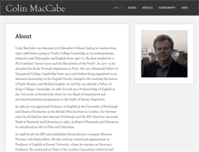 Tablet Screenshot of colinmaccabe.com